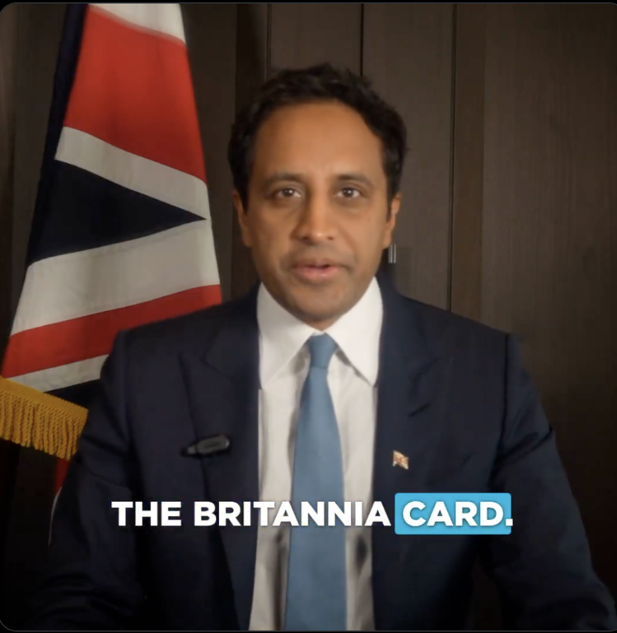 The Far Left don’t want the Britannia Card – it will show up the Uniparty abolition on non-Dom for the disaster it was!